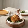 Plats et saladiers - Lot De 2 Plats Four Faran Crème Ø21Cm/Ø26 Cm/H 6 Cm - HOMATA