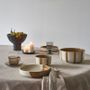 Plats et saladiers - Saladier Nua Camel Rayé Ø20 Cm H12 Cm - HOMATA