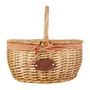 Outdoor decorative accessories - Empty wicker baskets and suitcases - LES JARDINS DE LA COMTESSE