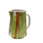 Carafes - Pichet Multico Rayé Green H 17Cm, Ø 12Cm - HOMATA