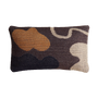 Cushions - Nuha Woven Cushion Cover 30X50 Dark Chocolate Background 100% Wool - HOMATA