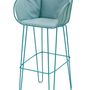 Lawn chairs - OLIVO upholstered stool - ISIMAR