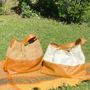 Bags and totes - Calfskin and Linen Bag AVA COLLECTION - MARTINA & EVA
