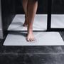 Other caperts - Anti slip absorbent stone bath mat without odor, anti-mold, diatomite, black, gray, white - OSNA