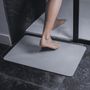 Autres tapis - Tapis de bain en pierre absorbante anti dérapant sans odeur anti moisissure diatomite noir gris blanc - OSNA