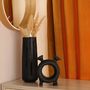 Decorative objects - Black wooden unique bookshelf décor handmade - WOODENDREAMS