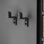 Design objects - Tabula Wall Hooks Black (2 pcs.) - CHICURA COPENHAGEN