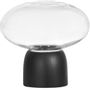 Vases - Vase Porcini en Verre Noir/Transparent  - CHICURA COPENHAGEN