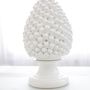 Decorative objects - CERAMIC PINE CONE LAMP CANDLE HOLDER - MAISON GALA