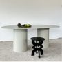 Dining Tables - Mali metal dining table or desk - TERRE ET METAL