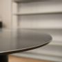Dining Tables - Mali metal dining table or desk - TERRE ET METAL