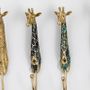 Decorative objects - Mother of pearl Giraffe Hook - WILD BY MOSAIC