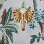 Other wall decoration - Mother of Pearl Elephant Hanger - WILD BY MOSAIC