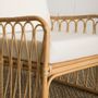 Armchairs - Rattan Armchair KNOTS - MAHE HOMEWARE