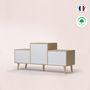 Buffets - Meuble de rangement EX AEQUO 3 portes Blanc - YZON