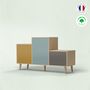 Sideboards - Sideboard PODIUM 3 doors Curry - Curaçao - Asphalt - YZON