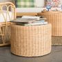 Coffee tables - Rattan Round Coffee Table BATU - MAHE HOMEWARE