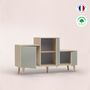 Sideboards - Sideboard PODIUM 3 doors Pearl Color - YZON