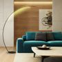 Autres fournitures bureau  - Lampe d'intétieur grande arrondie moderne Lampadaire LED Arc design salon chambre - OUI SMART