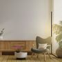 Autres fournitures bureau  - Lampadaire minimaliste design noir moderne Warm Light - OUI SMART