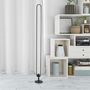 Floor lamps - Long Scoop floor lamp, oval lamp, modern living room, black - OUI SMART