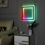 Appliques - Lampe pour mur carré multicolores Applique Murale Cube RGB - OUI SMART