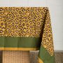Table linen - Leopard Tablecloth - MAHE HOMEWARE