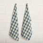 Kitchen linens - Check Woven Kitchen Towel - MAHE HOMEWARE