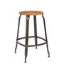 Stools for hospitalities & contracts - Nicolle® stool H60cm Wood and Metal - NICOLLE CHAISE