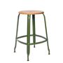 Stools for hospitalities & contracts - Nicolle® stool H60cm Wood and Metal - NICOLLE CHAISE
