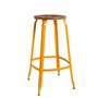 Chairs for hospitalities & contracts - Nicolle® stool H75cm Wood and Metal - NICOLLE CHAISE