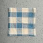 Table linen - Check Woven Cocktail Napkin - MAHE HOMEWARE