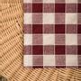 Table linen - Check Woven Cotton Placemat - MAHE HOMEWARE