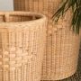 Decorative objects - Rattan Round Planter BELIZE set 3 - MAHE HOMEWARE