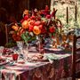 Table linen - DAHLIA Linen Tablecloths & Napkins - SUMMERILL AND BISHOP