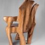 Fauteuils - Veles, fauteuil en bois sculpté dans une seule pièce de bois - LOGNITURE