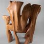 Fauteuils - Veles, fauteuil en bois sculpté dans une seule pièce de bois - LOGNITURE