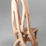Chairs - Chair, Functional sculpture Carved From Single Piece of Wood - LOGNITURE