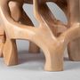 Chairs - Chair, Functional sculpture Carved From Single Piece of Wood - LOGNITURE