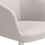 Chaises - Chaise pivotante en tissu gris clair - ANGEL CERDÁ