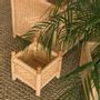 Decorative objects - Rattan Square Planter BAHAMA Set 3 - MAHE HOMEWARE