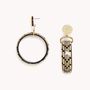 Jewelry - Giant ring post earrings - Madam Bogolan - NATURE BIJOUX