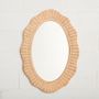 Mirrors - Wavy Rattan Mirror PENNY - MAHE HOMEWARE