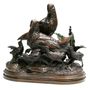 Sculptures, statuettes et miniatures - Famille de Bécasses de Alfred Dubucand - FONDERIE DE BRONZE LAURAGAISE