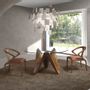 Dining Tables - Round tempered glass dining table - ANGEL CERDÁ