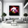 Tableaux - Panda peinture street pop coloré par Murciano 50x50 cm - MUUSE