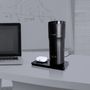 Design objects - Muggo Travel & Office Portable Travel Mug without leaks temperature control black charge phone - OUI SMART