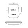 Office sets - Muggo Power Mug - Stylish Heated Cup Keeps Coffee Tea Temperature - OUI SMART
