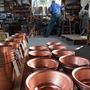 Outdoor decorative accessories - Grandma's copper kettle. - FIRESIDE