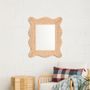 Mirrors - Scalloped Rattan Mirror DHALIA - MAHE HOMEWARE